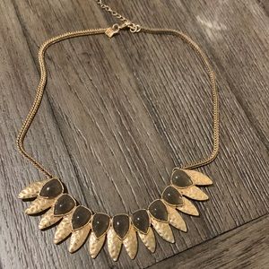Banana Republic Necklace Gold & Gray